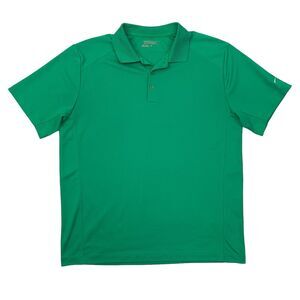 Nike Polo Shirt Mens Large Fern Golf Tour Performance Dri Fit Short Sleeve Golf
